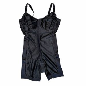 Addona Black Shaper Camisole Short Romper Bodysuit Sleeveless Shapewear 36DD